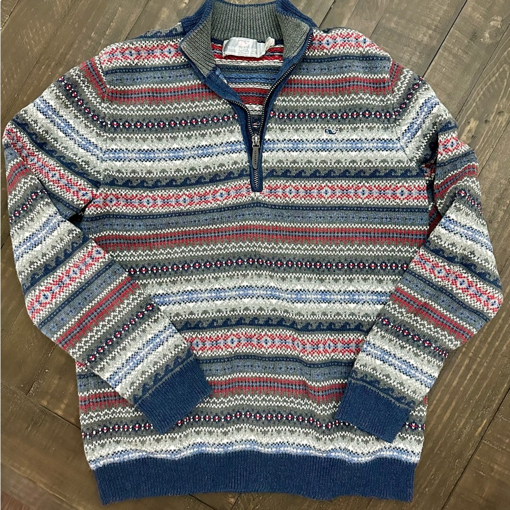 Vineyard Vines 1/4 zip sweater like new